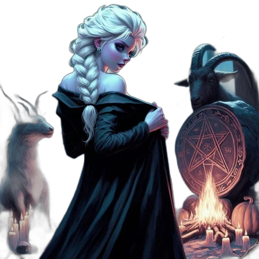 fantasy art, concept art, comic book art, pixel art, fire, snow, night, dark transparent PNG cut-out