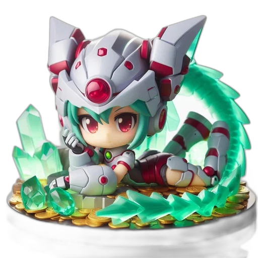 dragon, creature, weapon, robot, concept art, fantasy art, 3d render, pixel art transparent PNG cut-out