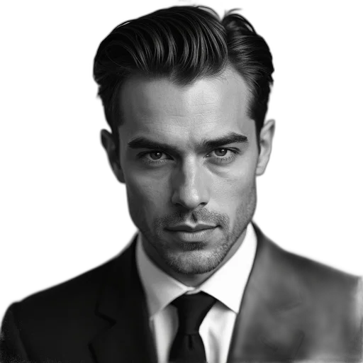 face, staff, hair, jacket, photorealistic, cartoon, fantasy art, concept art transparent PNG cut-out