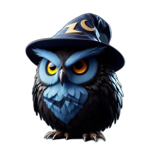 hat, staff, fantasy art, concept art, pixel art, cartoon, digitally, rendered transparent PNG cut-out