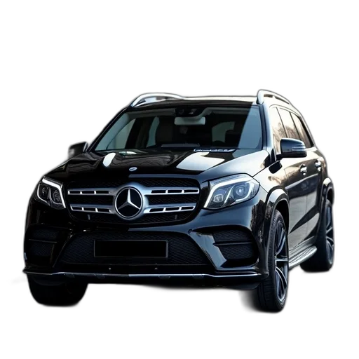 car, photorealistic, 3d render, mercedes transparent PNG cut-out