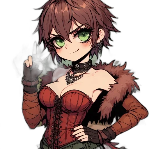 staff, weapon, dragon, dress, pixel art, anime, fantasy art, concept art transparent PNG cut-out