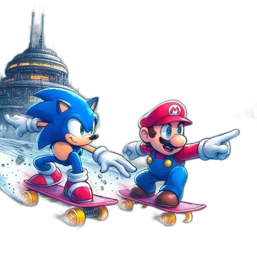 concept art, pixel art, comic book art, watercolor, snow, blue, two, iconic transparent PNG cut-out