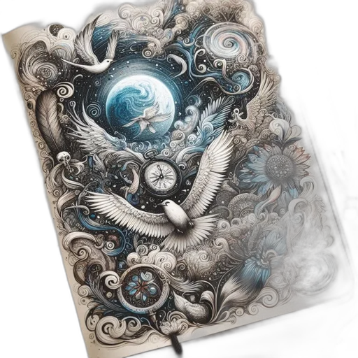 jewelry, dragon, fantasy art, concept art, photorealistic, pencil sketch, underwater, outer space transparent PNG cut-out