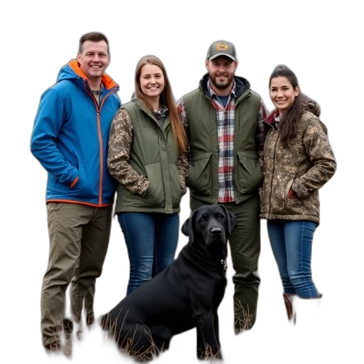 jacket, staff, animal, first, image, features, group, four transparent PNG cut-out