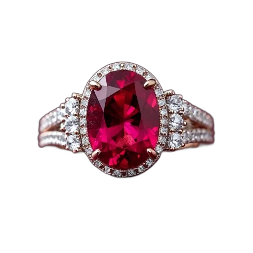jewelry, crown, red, ruby transparent PNG cut-out