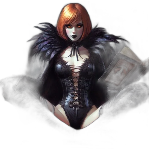mask, dress, fantasy art, concept art, comic book art, photorealistic, dark, monochrome transparent PNG cut-out