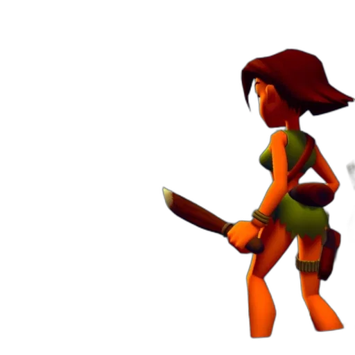 weapon, staff, sword, 3d render, concept art, pixel art, fantasy art, green transparent PNG cut-out
