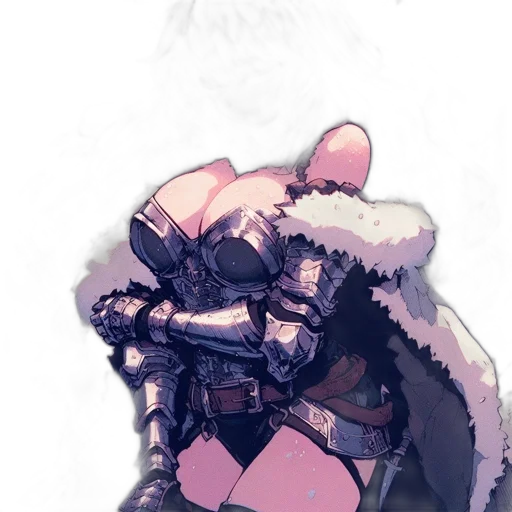 weapon, jacket, dress, robot, concept art, watercolor, pixel art, cyberpunk transparent PNG cut-out