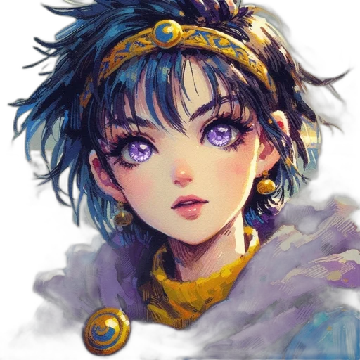 crown, face, jewelry, dragon, fantasy art, anime, watercolor, concept art transparent PNG cut-out