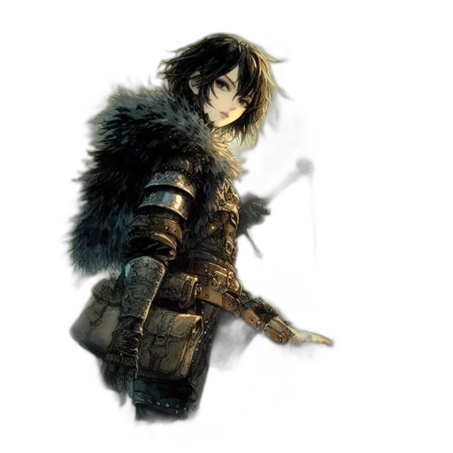 sword, weapon, jacket, staff, fantasy art, concept art, watercolor, pixel art transparent PNG cut-out