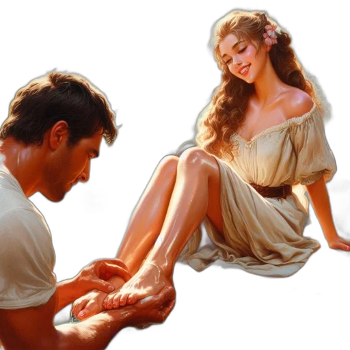 jewelry, dress, furniture, shoes, oil painting, photorealistic, concept art, fantasy art transparent PNG cut-out