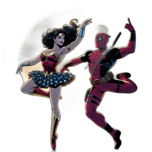 concept art, comic book art, 3d render, fantasy art, outer space, underwater, wonder, woman transparent PNG cut-out