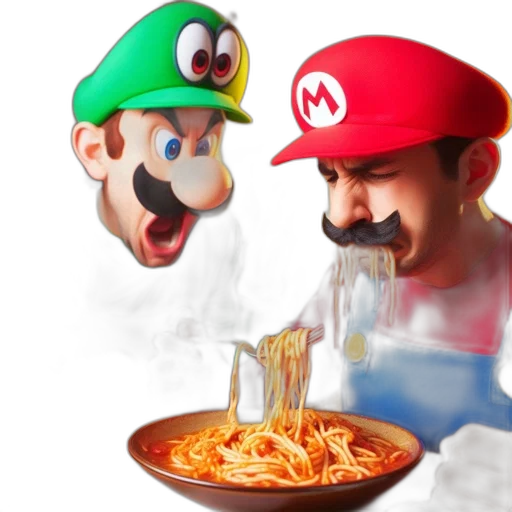 food, mask, hat, animal, 3d render, concept art, photorealistic, pixel art transparent PNG cut-out