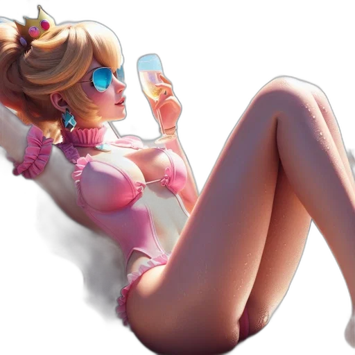 dress, robot, staff, weapon, concept art, fantasy art, anime, 3d render transparent PNG cut-out