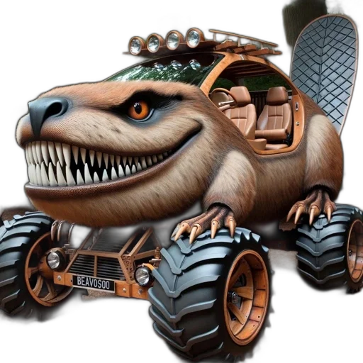 car, creature, dragon, animal, concept art, 3d render, fantasy art, artistically transparent PNG cut-out