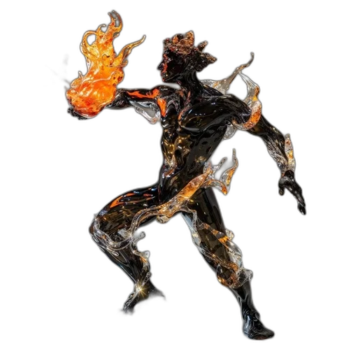 dragon, mask, robot, staff, concept art, 3d render, fantasy art, pixel art transparent PNG cut-out