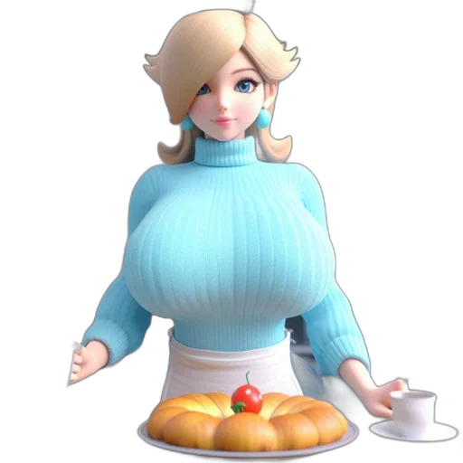 dress, food, robot, staff, 3d render, concept art, photorealistic, fantasy art transparent PNG cut-out