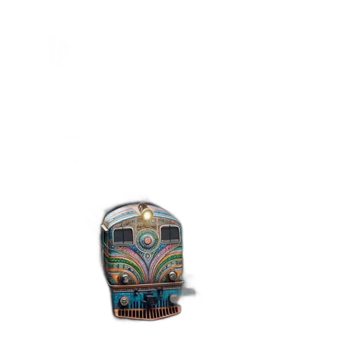 jewelry, mask, robot, hat, 3d render, photorealistic, pixel art, vivid transparent PNG cut-out