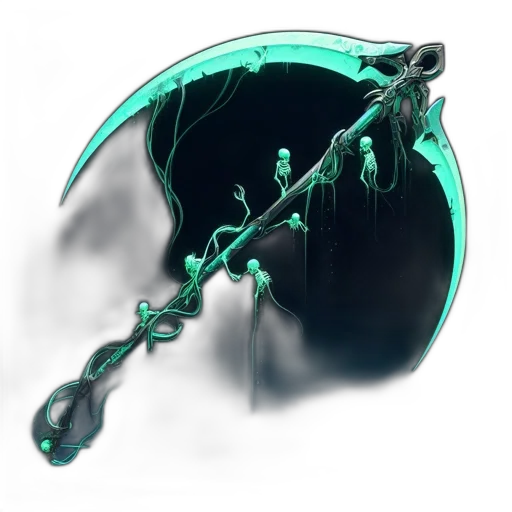 staff, weapon, sword, jewelry, concept art, 3d render, fantasy art, cyberpunk transparent PNG cut-out