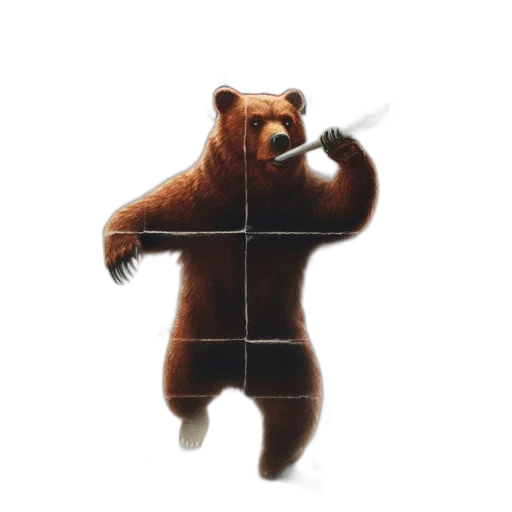 jacket, animal, weapon, creature, concept art, pixel art, 3d render, photorealistic transparent PNG cut-out