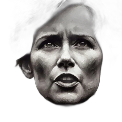 face, mask, crown, photorealistic, pencil sketch, 3d render, concept art, close-up transparent PNG cut-out