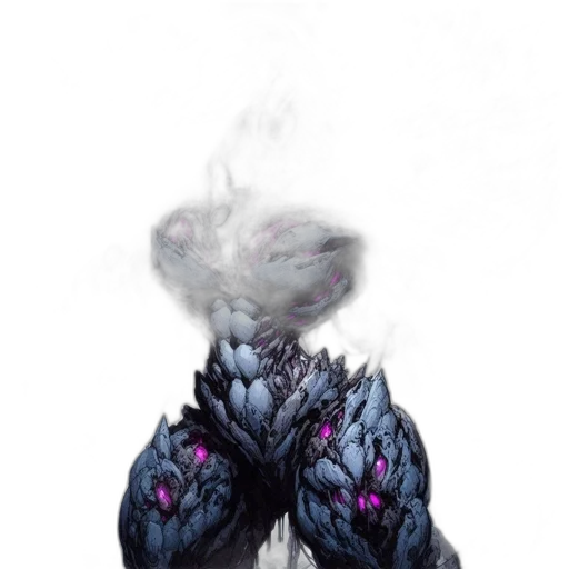 mask, dragon, creature, hair, concept art, fantasy art, 3d render, pixel art transparent PNG cut-out
