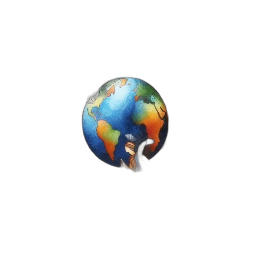 jewelry, umbrella, hat, staff, 3d render, photorealistic, outer space, earth tones transparent PNG cut-out