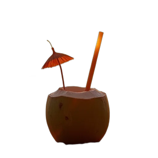 umbrella, food, staff, hat transparent PNG cut-out