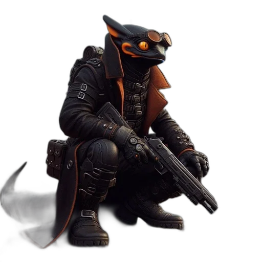 staff, weapon, animal, dragon, concept art, 3d render, cyberpunk, fantasy art transparent PNG cut-out