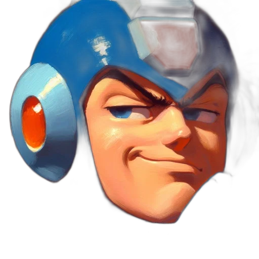 face, robot, hat, crown, concept art, 3d render, comic book art, photorealistic transparent PNG cut-out