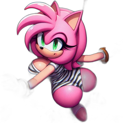 staff, concept art, pixel art, 3d render, cartoon, animated, character, pink transparent PNG cut-out