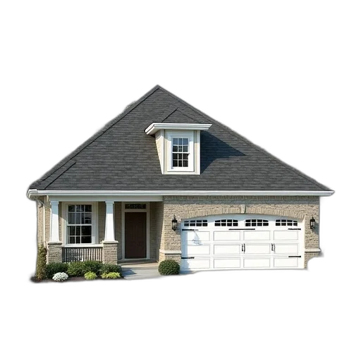 building, 3d render, photorealistic, garage transparent PNG cut-out