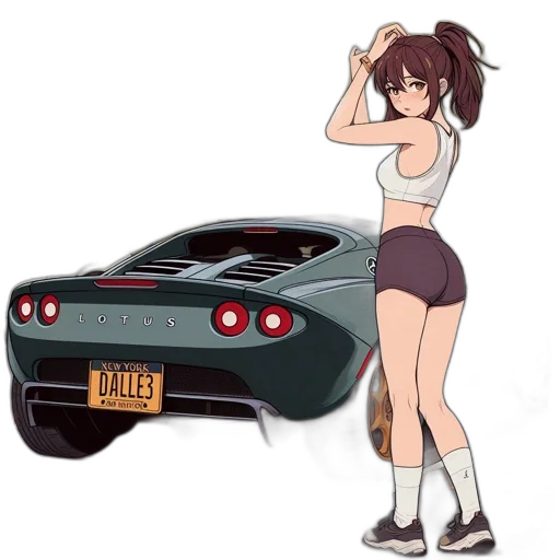 car, weapon, anime, concept art, cartoon, pixel art, autumnal, forested transparent PNG cut-out