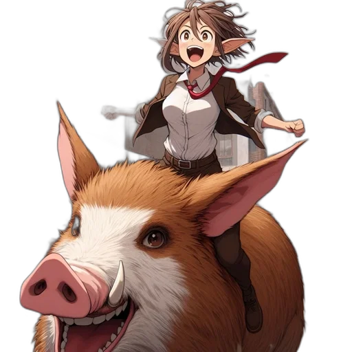 animal, creature, weapon, concept art, anime, pixel art, 3d render, animated transparent PNG cut-out