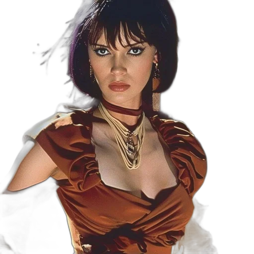 dress, fantasy art, photorealistic, comic book art, concept art, earth tones, woman, dark transparent PNG cut-out