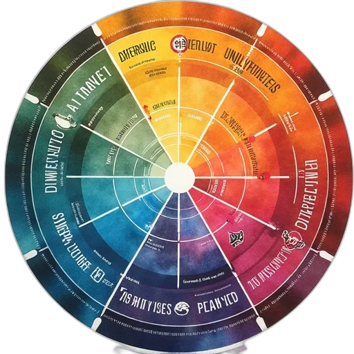 umbrella, jewelry, colorful, earth tones, dark, pastel, circular, diagram transparent PNG cut-out
