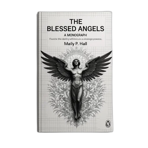 cover, book, blessed, angels, monograph, manly, hall, featuring transparent PNG cut-out