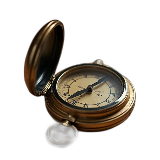 jewelry, staff, furniture, weapon, 3d render, photorealistic, brass, compass transparent PNG cut-out