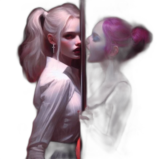 sword, face, creature, staff, concept art, cyberpunk, fantasy art, photorealistic transparent PNG cut-out