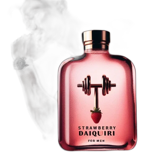 bottle, man, stands, reflective, touching, his, chin, while transparent PNG cut-out