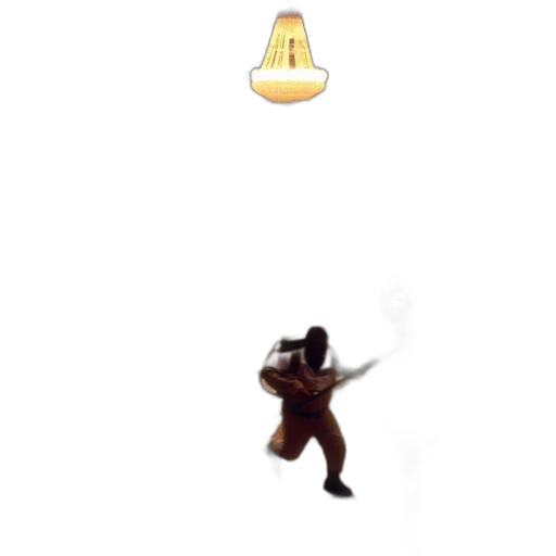 staff, weapon, sword, creature, concept art, pixel art, fire, inside transparent PNG cut-out