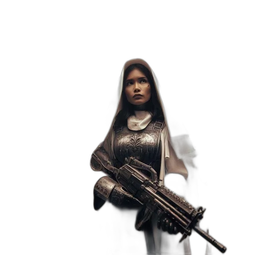 weapon, sword, staff, concept art, fantasy art, comic book art, pixel art, women transparent PNG cut-out