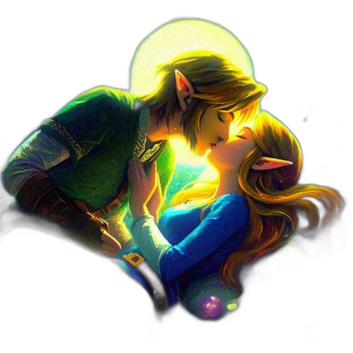 pixel art, concept art, fantasy art, watercolor, neon lights, fire, green, neon transparent PNG cut-out