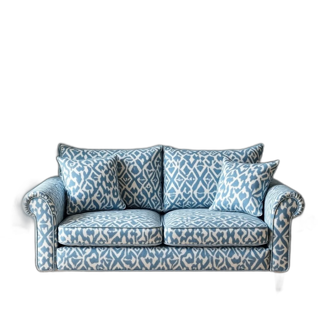 furniture, crown, 3d render, photorealistic, blue, monochrome, pastel, dark transparent PNG cut-out