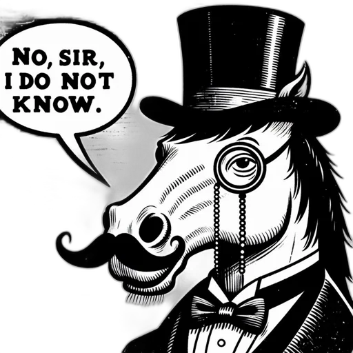 mask, hat, face, robot, comic book art, cartoon, anthropomorphic, horse transparent PNG cut-out