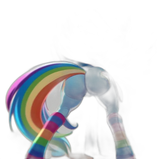 staff, mask, robot, hair, 3d render, concept art, vaporwave, anime transparent PNG cut-out