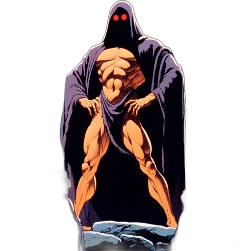 jacket, mask, dress, comic book art, concept art, pixel art, imposing, hooded transparent PNG cut-out
