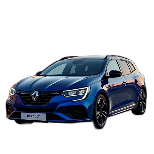 car, new, renault, megann transparent PNG cut-out