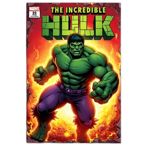 comic book art, concept art, vibrant, comic, book, cover, featuring, incredible transparent PNG cut-out